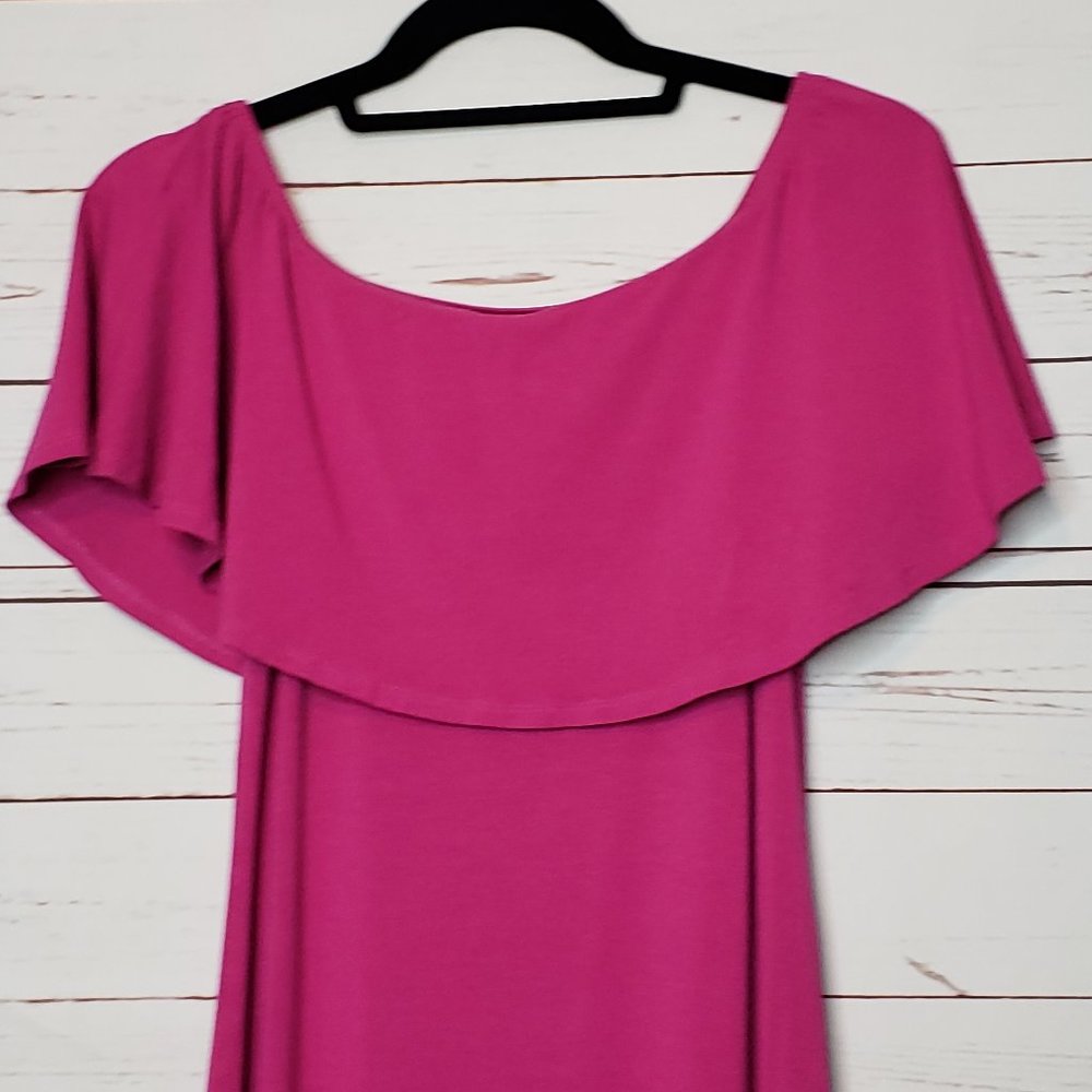 ASOS Ruffle Off-Shoulder Maxi Dress - Picture 7 of 9